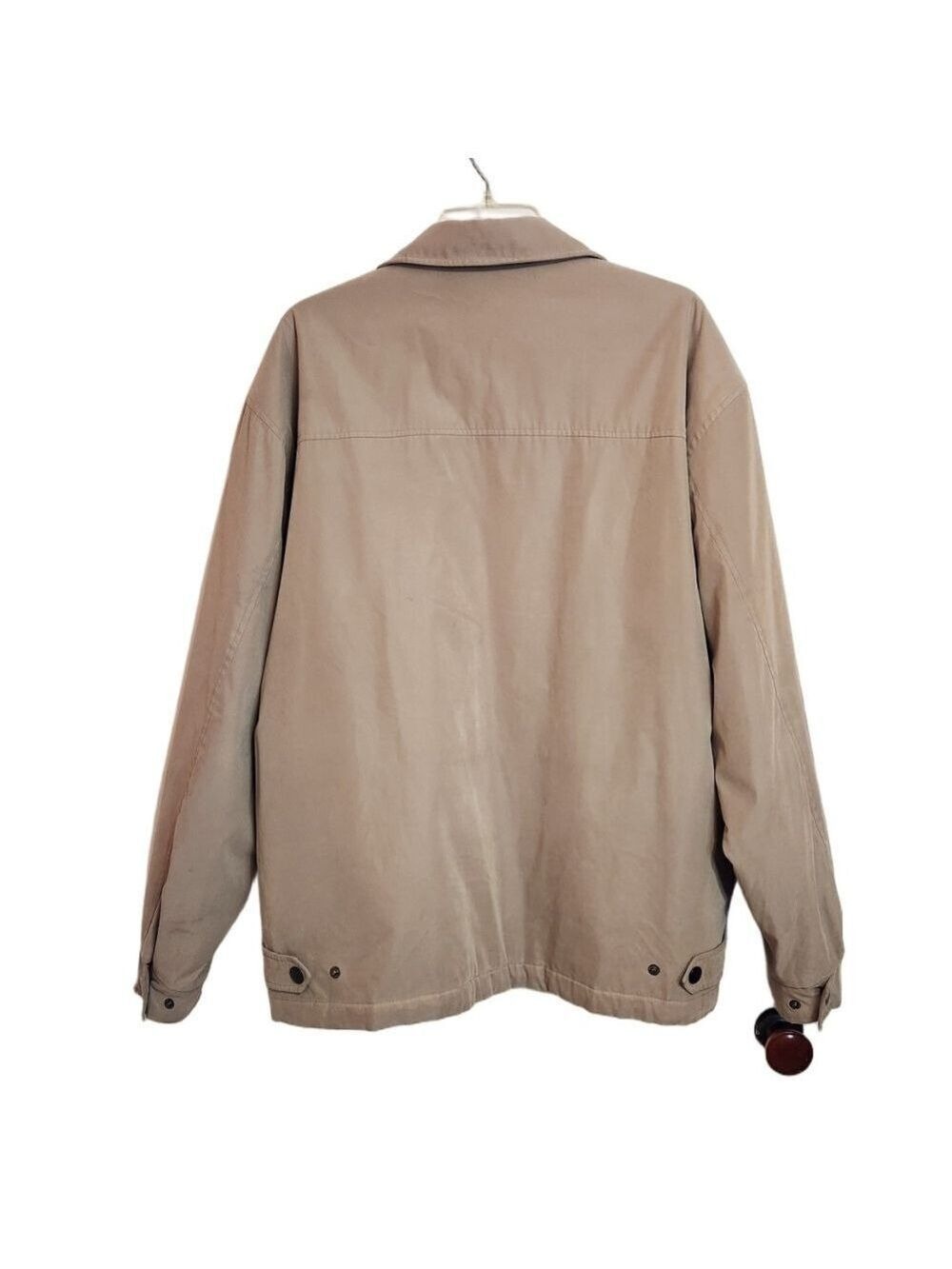 Roundtree & Yorke Tan Windbreaker Jacket Large - Picture 3 of 12